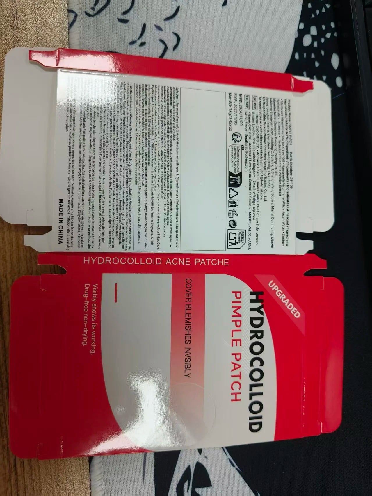 GlowClear Pimple Patches – Hydrocolloid Acne Patches (36 pcs)